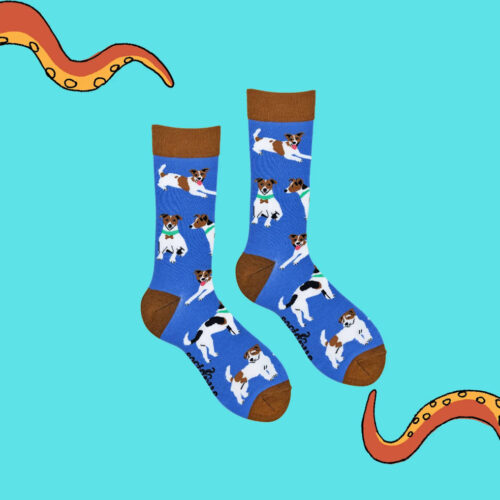 Jack Russell Socks by Socktopus
