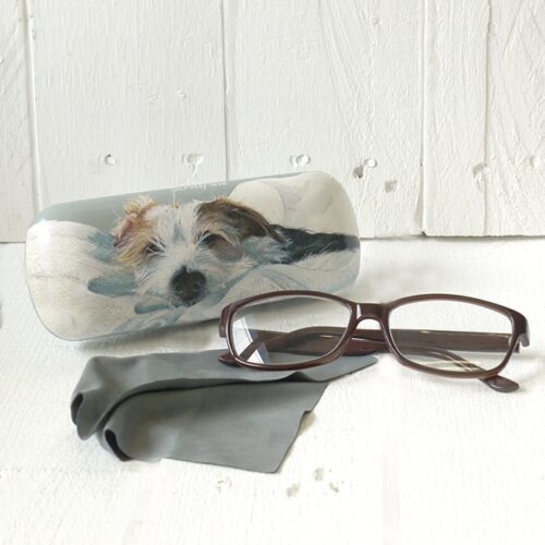Alternative view of Glasses Case - Scruffy Love Jack Russell