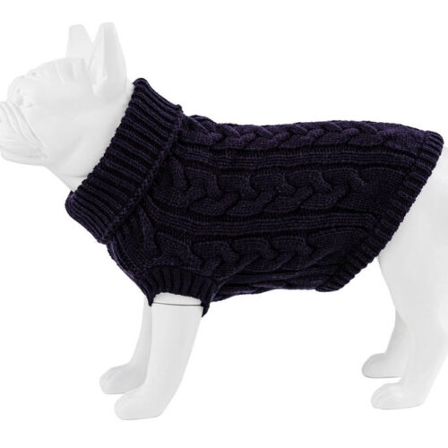 Hugo & Hudson - Cable Knit Dog Sweater - Navy