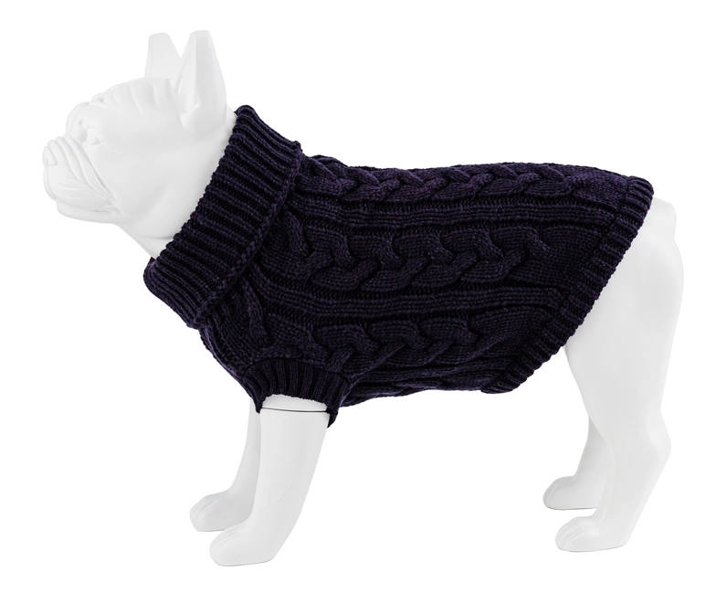 Hugo & Hudson - Cable Knit Dog Sweater - Navy