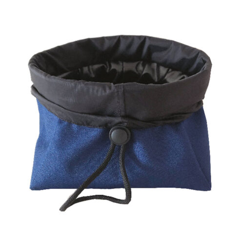 Alternative view of Foldable Pet Travel Bowl – by The Little Dog Laughed. 3 Colours Navy, Pink & Orange