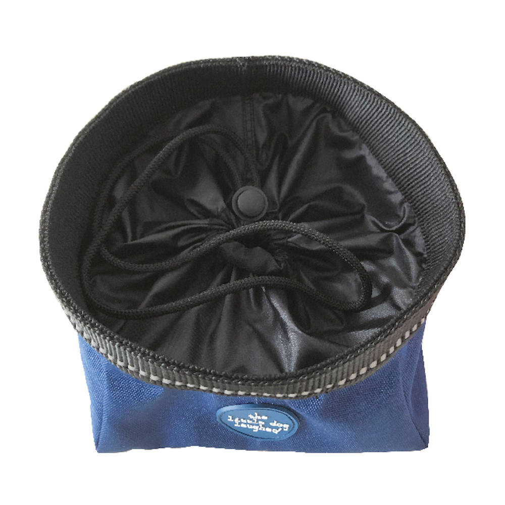 Foldable Pet Travel Bowl – by The Little Dog Laughed. 3 Colours Navy, Pink & Orange - Image 3