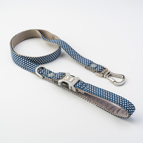 Fabric Dog Lead – Navy Star
