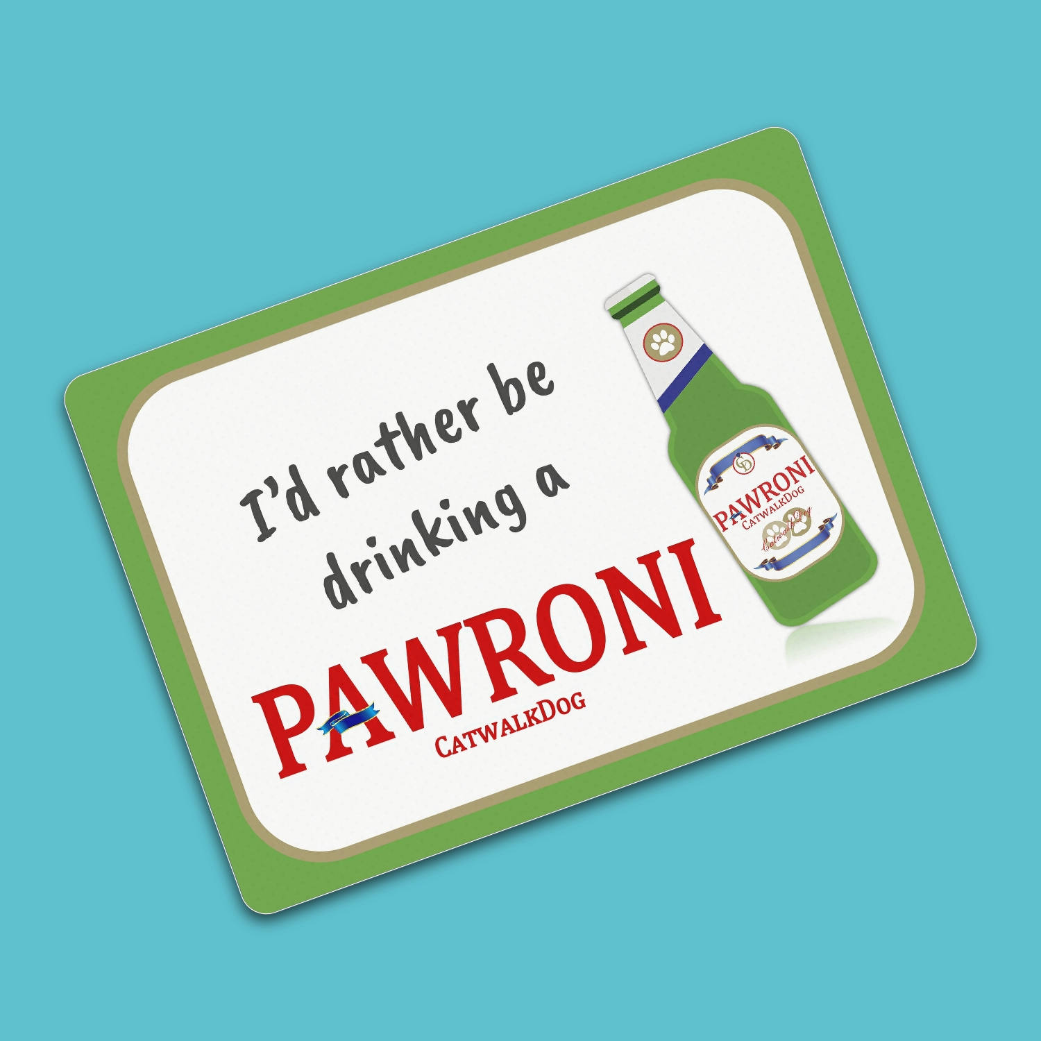 Catwalk Dog Pawroni Feeding Mat