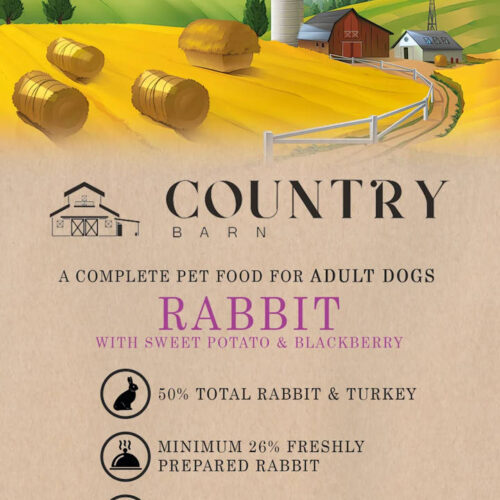 Country Barn Rabbit and Blackberry Complete food
