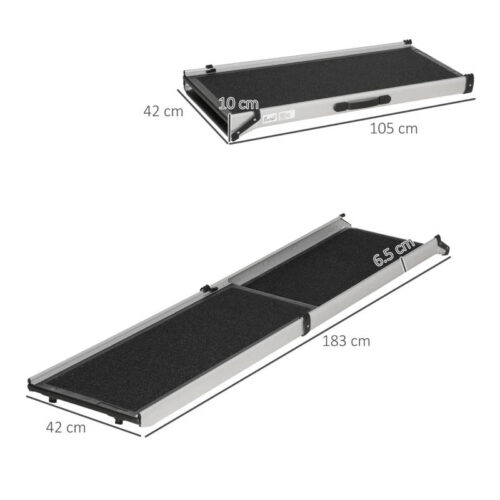 Portable Aluminium Folding Dog Ramp for Cars - Image 3