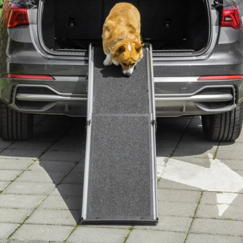 Alternative view of Portable Aluminium Folding Dog Ramp for Cars