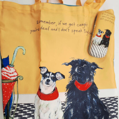Shopping Bag & Glasses Case Gift Set