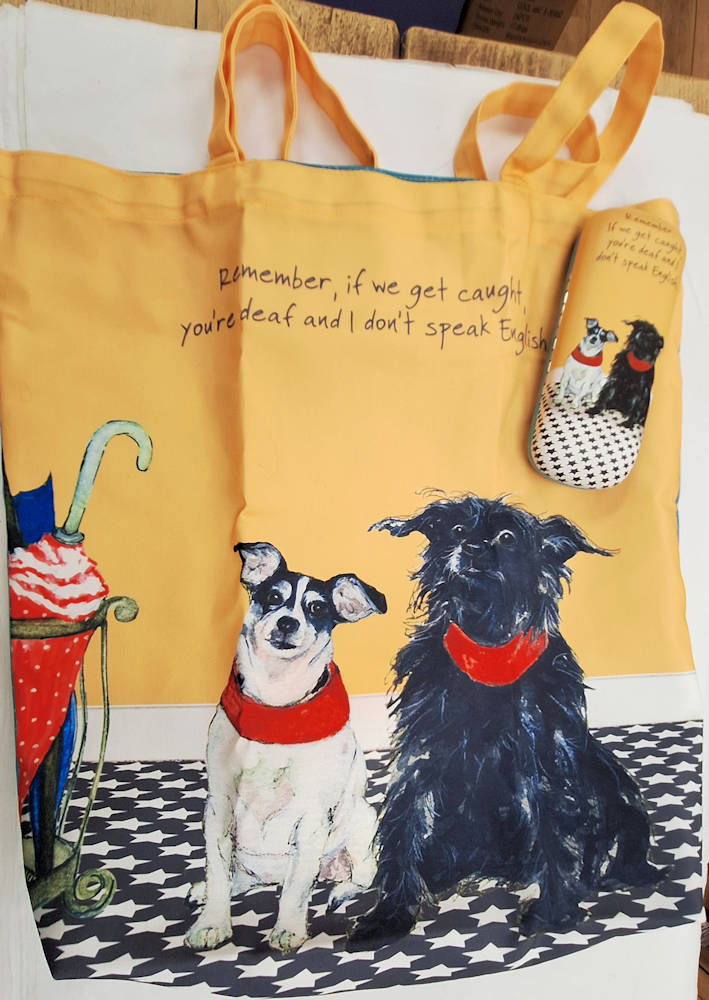 Shopping Bag & Glasses Case Gift Set