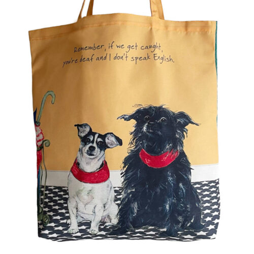 Rescue Terrier Packable Tote Bag