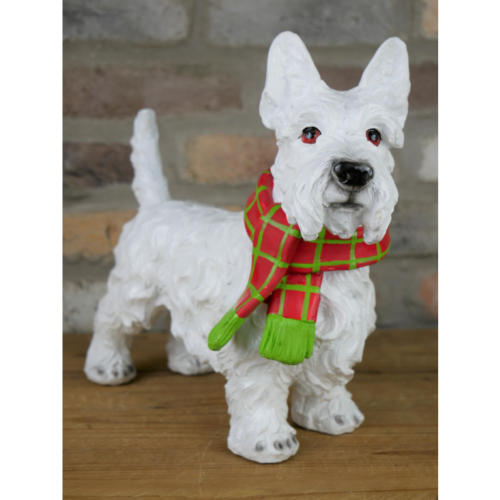 Alternative view of Dashing Westie Dressed For Winter