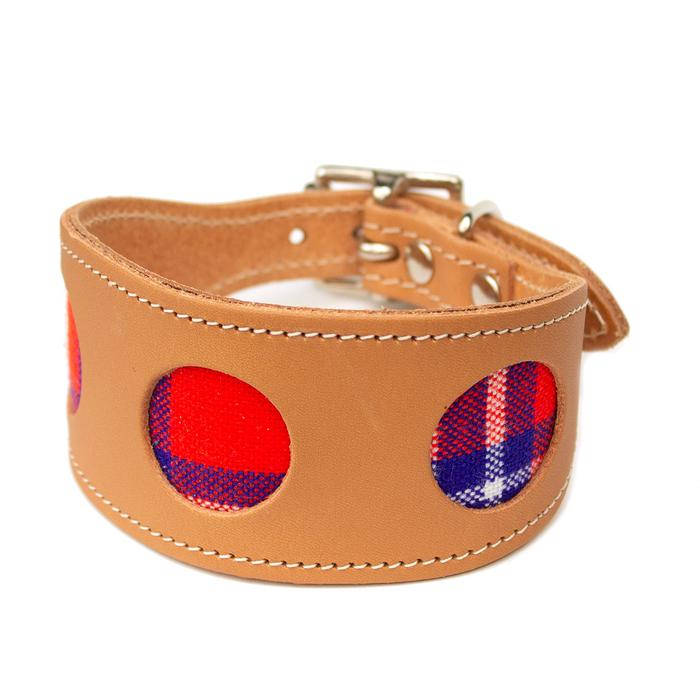 Shuka Red Hound Collar by Hiro & Wolf - Image 2