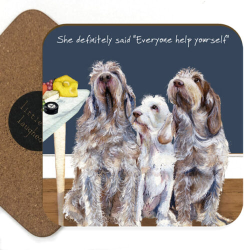 Alternative view of Spinone Dog Coaster Set of 6