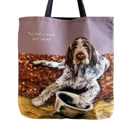 Italian Spinone Packable Tote Bag - by The Little Dog Laughed
