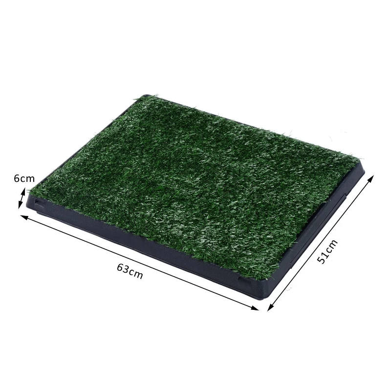 Indoor Pet Puppy Toilet Training Mat W/Tray and Loo Pad - Image 2