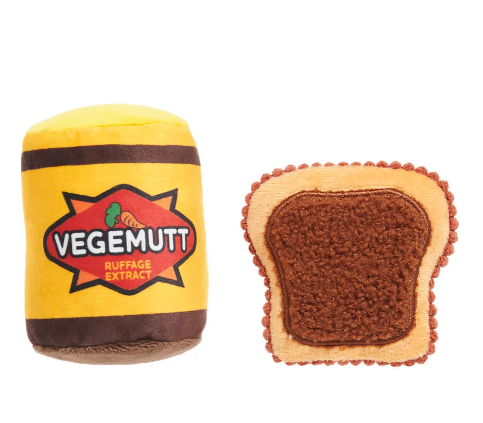 Bark Vegemutt 2 Toys in 1. Small Dog Toy