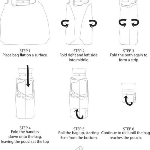 Re-Cycled Folding Shopping Bag - Image 4