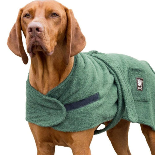 Danish Design Dog Robe - Green