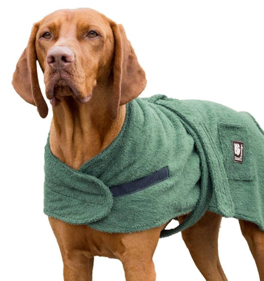 Danish Design Dog Robe - Green