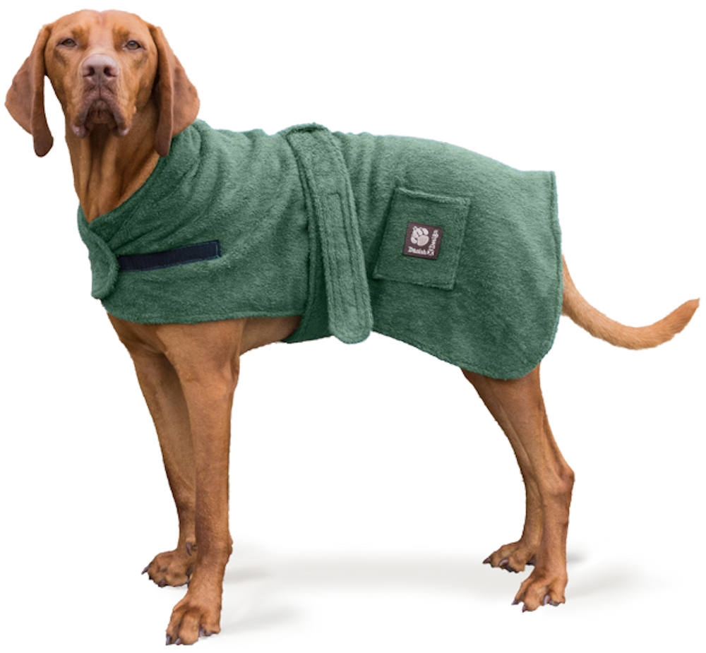 Danish Design Dog Robe - Green - Image 2