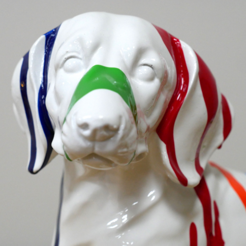 Dripart Striped Dachshund Figurine - Image 3