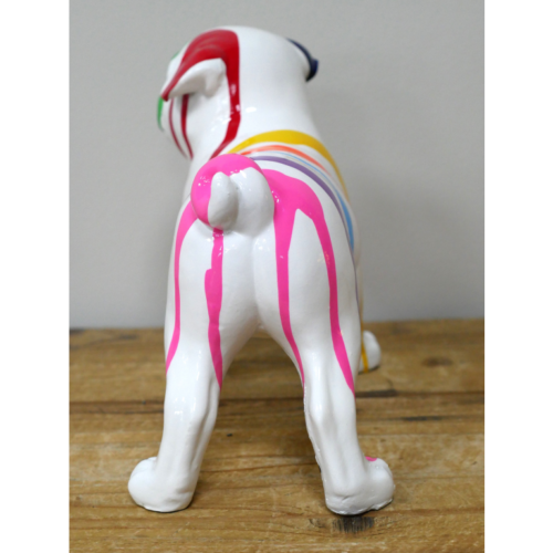 Dripart Striped Bull Dog Figurine - Image 5