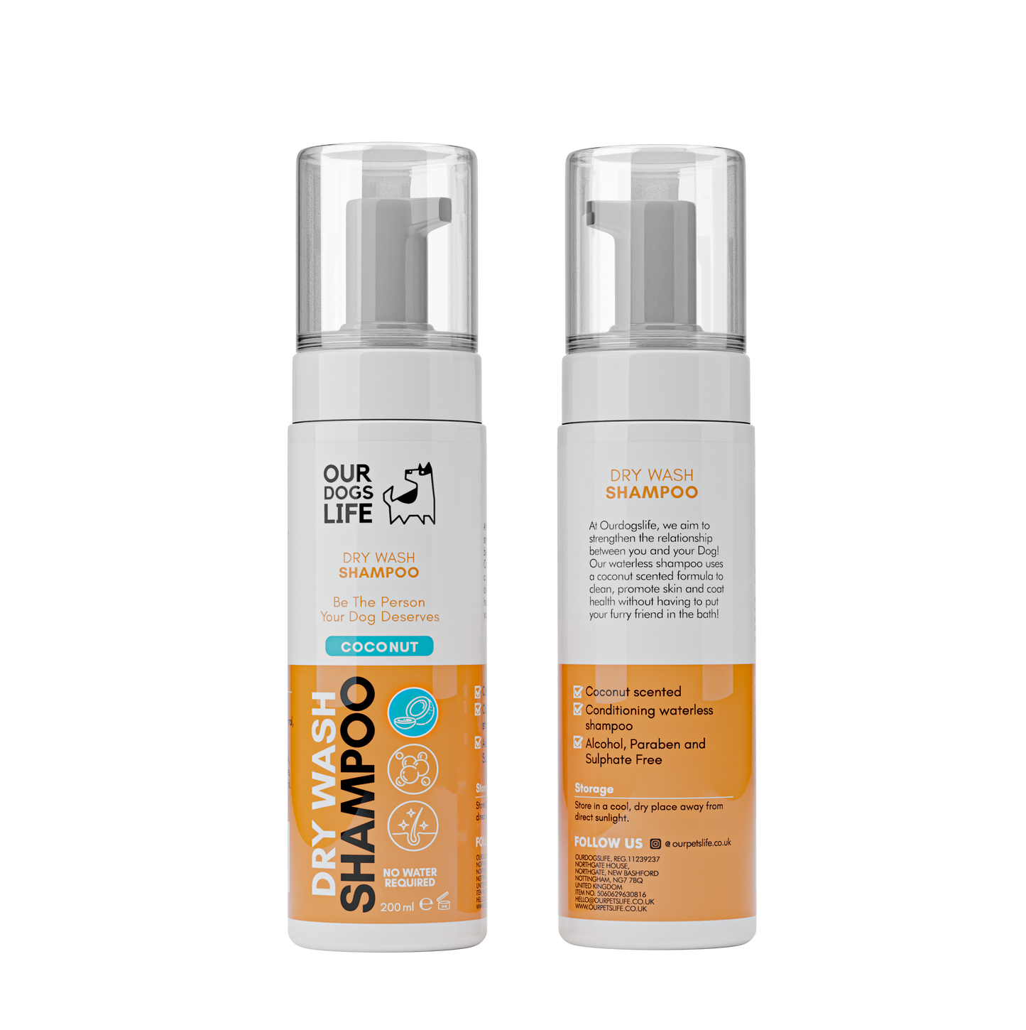 Our Dog's Life - Waterless Coconut Foam Shampoo - Image 2