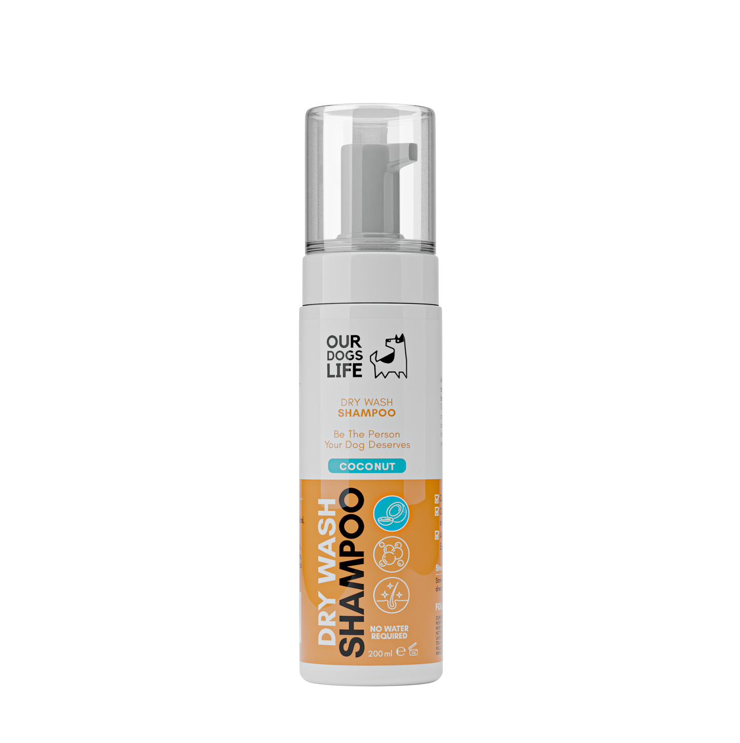 Our Dog's Life - Waterless Coconut Foam Shampoo