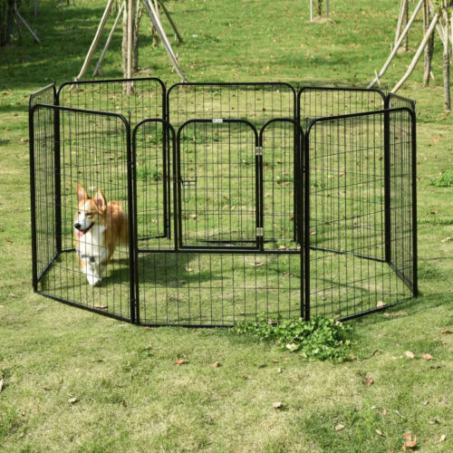 Heavy Duty 1m High Puppy Play Pen. 8 Panels.