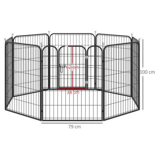 Alternative view of Heavy Duty 1m High Puppy Play Pen. 8 Panels.