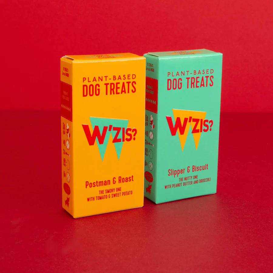 W'ZIS Plant Based Dog Treats - 2 x Grab & Go Boxes - Image 2
