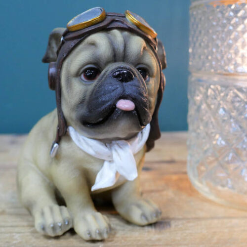 Dog Pilot Figurine