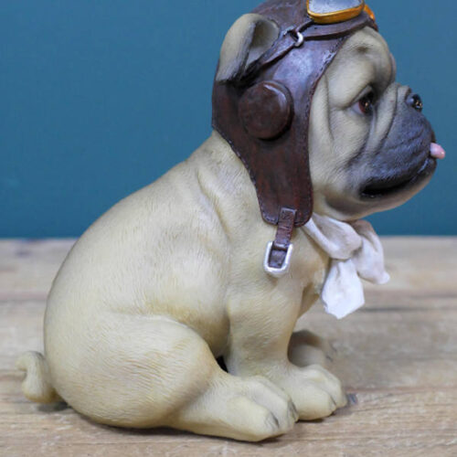 Alternative view of Dog Pilot Figurine