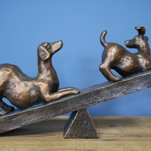 Alternative view of Dogs On A Seesaw