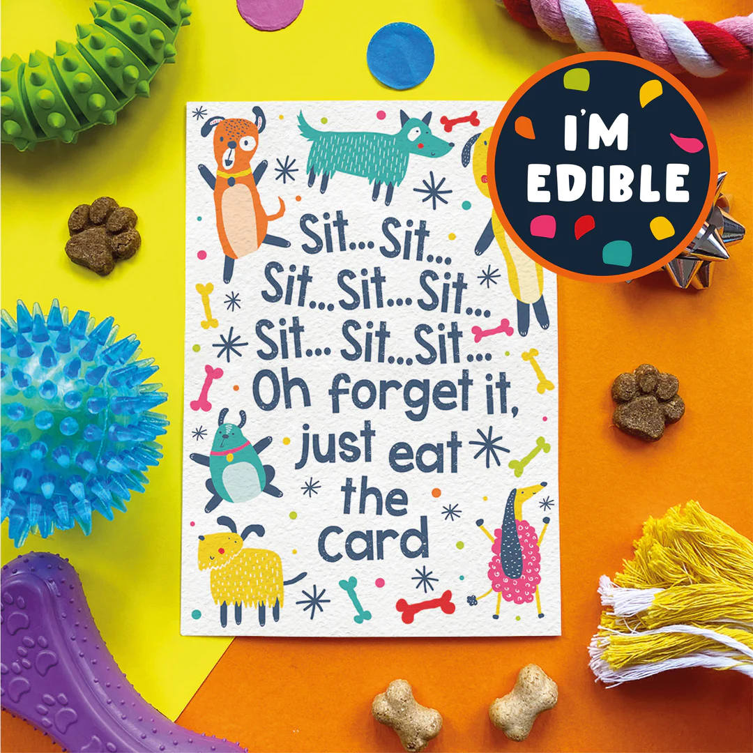 Scoffs Edible Sit, Sit Chicken Flavour Card