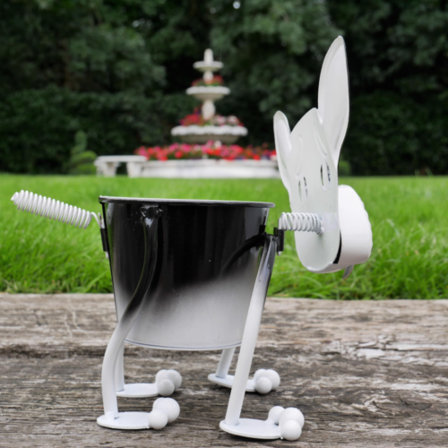 Alternative view of Staffy Nodding Dog Planter