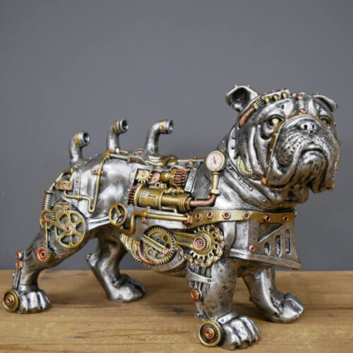 Groovy Steam Punk Bull Dog Figurine - Image 3