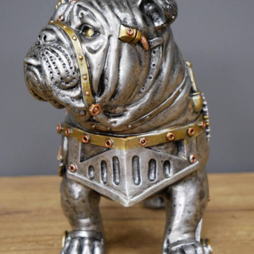 Alternative view of Groovy Steam Punk Bull Dog Figurine
